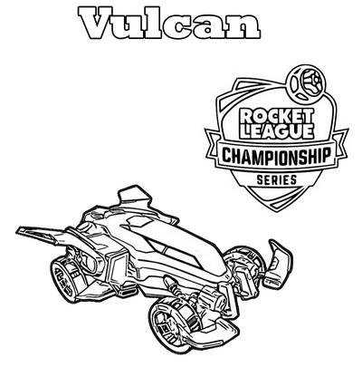 Desenhos de Máquina Vulcano para colorir