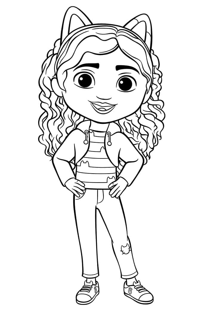 Desenhos de Adorável Gabby para colorir