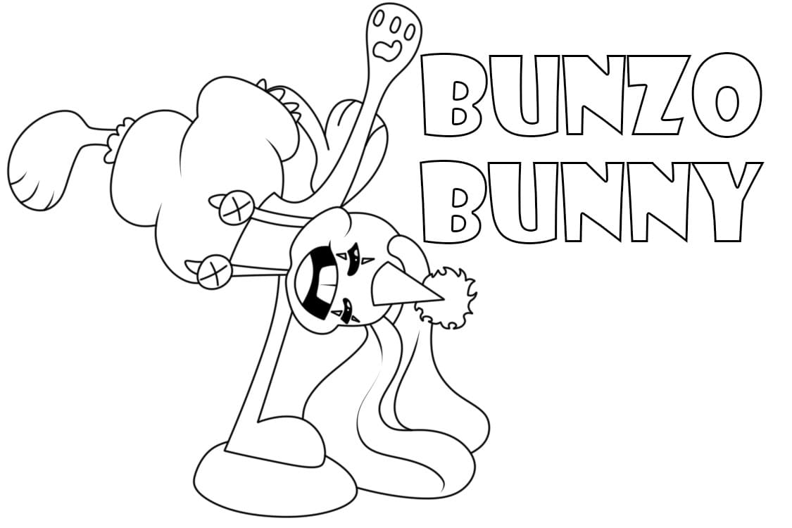 Desenhos de Desenhar Bunzo Bunny grátis para imprimir para colorir