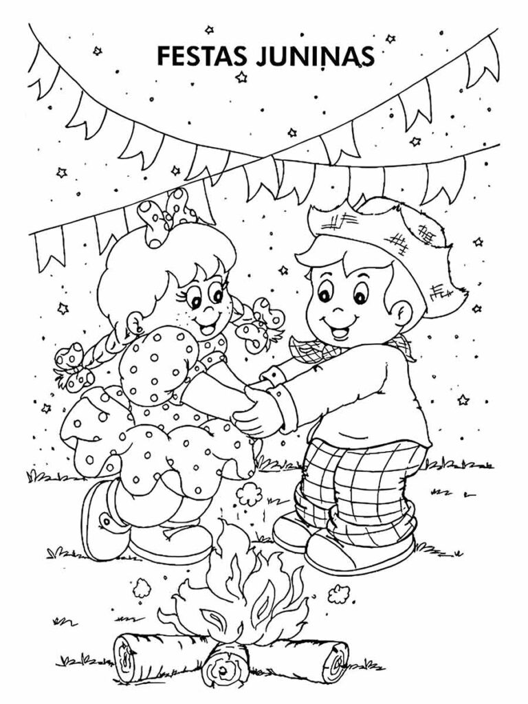 Desenhos de Desenhar Festa Junina - Página 21 para colorir