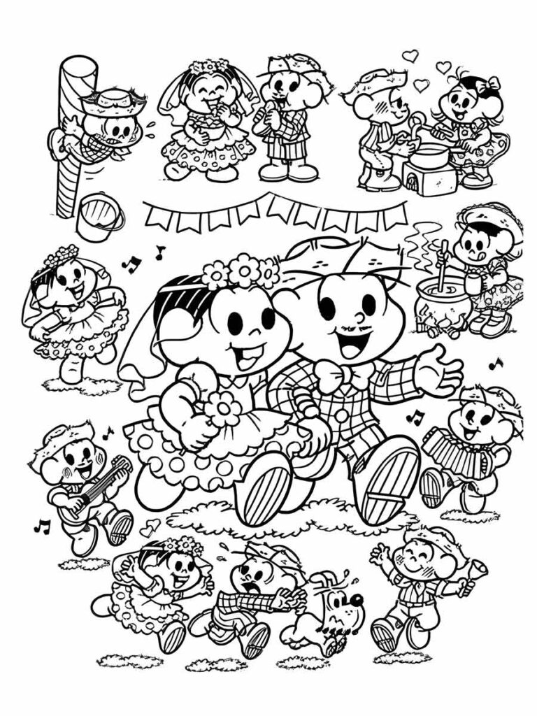 Desenhos de Desenhar Festa Junina - Página 22 para colorir