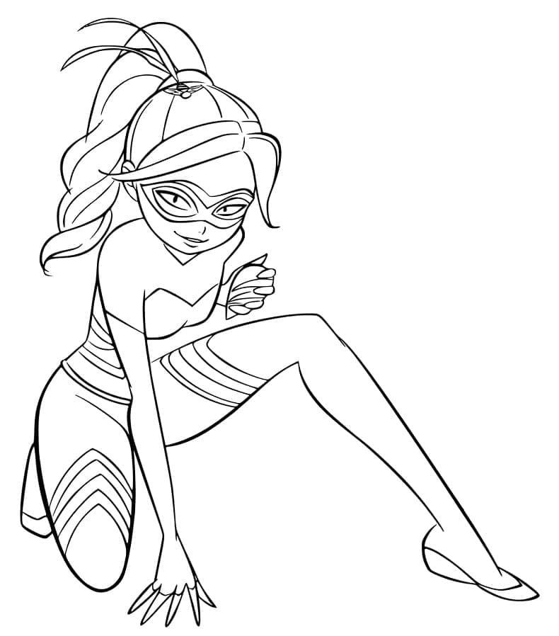 Desenhe Chloé de Miraculous para colorir