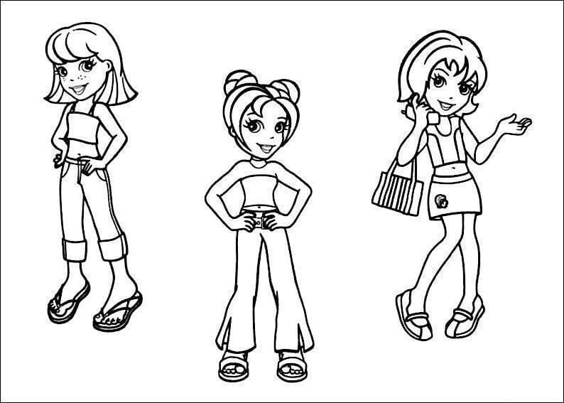 Desenho Polly Pocket – Página 1 para colorir