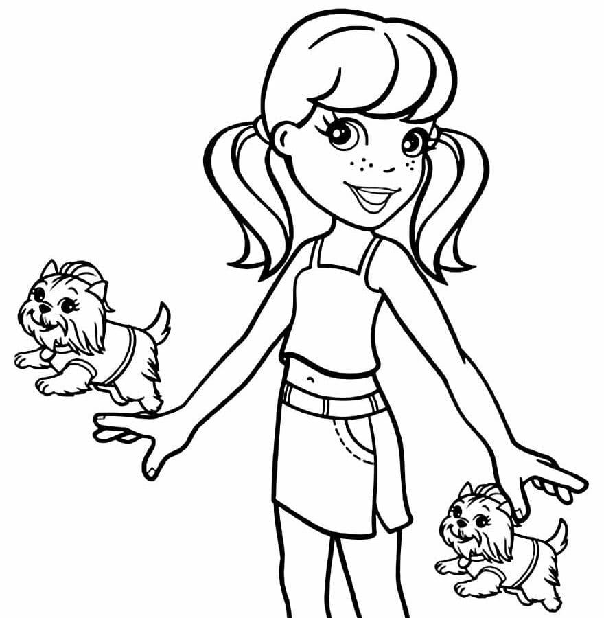 Desenho Polly Pocket – Página 15 para colorir