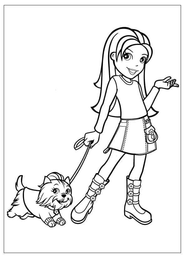 Desenho Polly Pocket – Página 24 para colorir