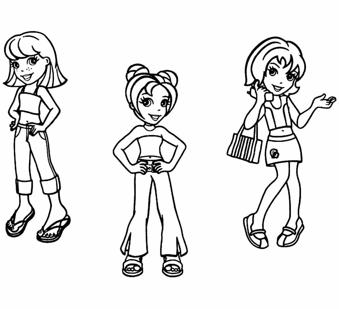 Desenho Polly Pocket – Página 8 para colorir