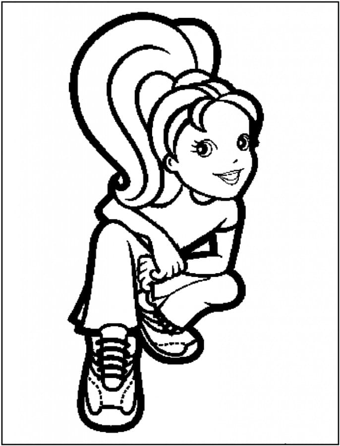 Desenhos de Polly Pocket Para Colorir