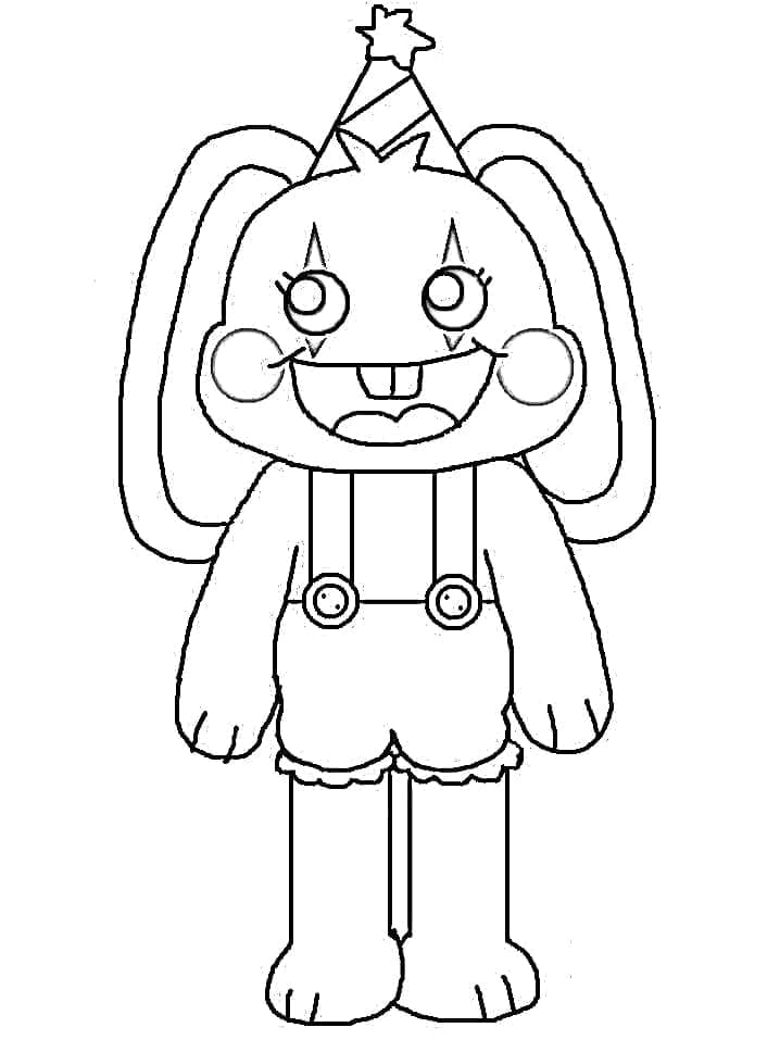 Bunzo Bunny Para Colorir