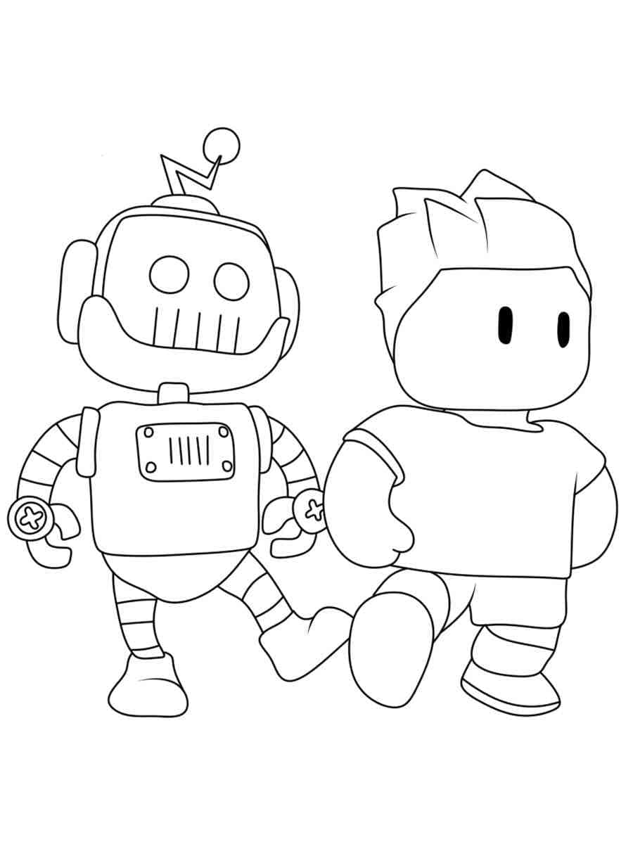 Desenhos de Jogo Stumble Guys para colorir