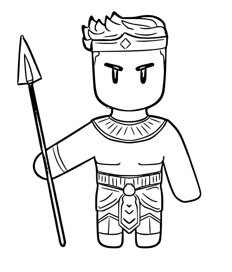 Desenhos de Personagem Stumble Guys para colorir