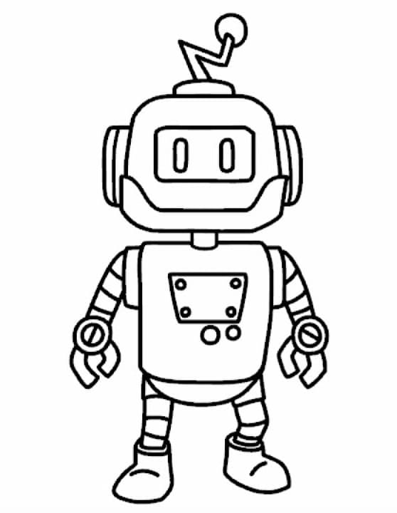 Desenhos de Stumble Guys Stumblebot MK2 grátis fácil para colorir