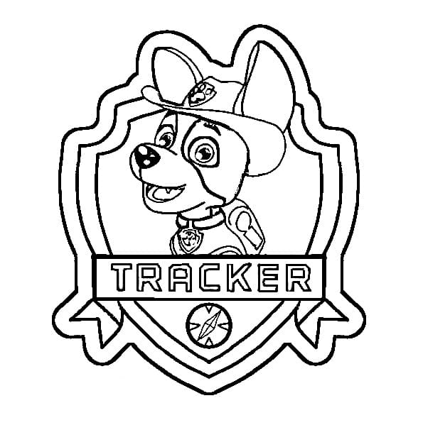 Tracker Patrulha Canina para Imprimir Grátis para colorir