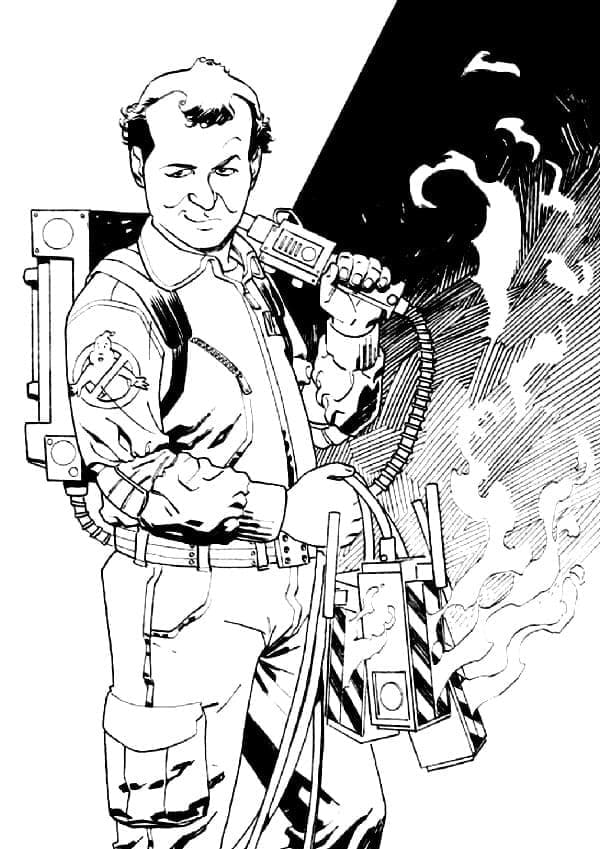 Desenhos de Dr Peter Venkman Caça Fantasmas para colorir