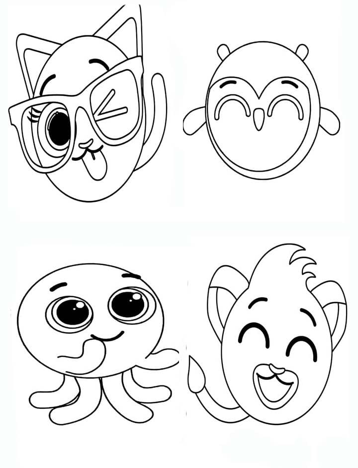 Desenhos de Bolofofos grátis para colorir