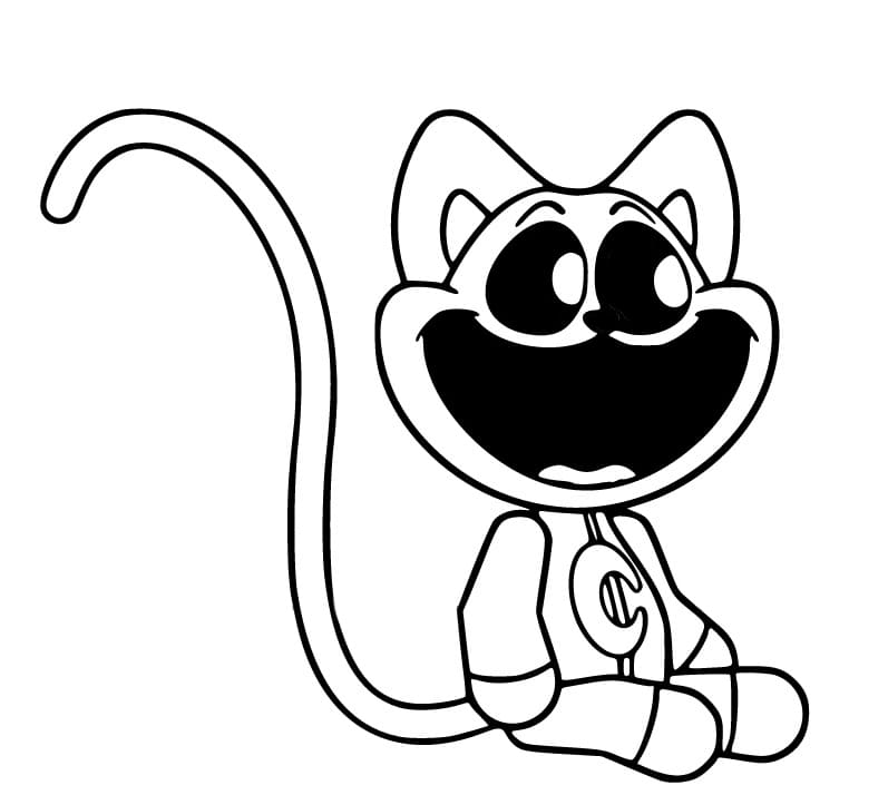 Desenhos de Catnap de brinquedo para colorir