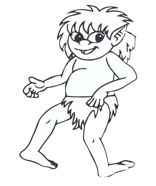 curupira coloring page