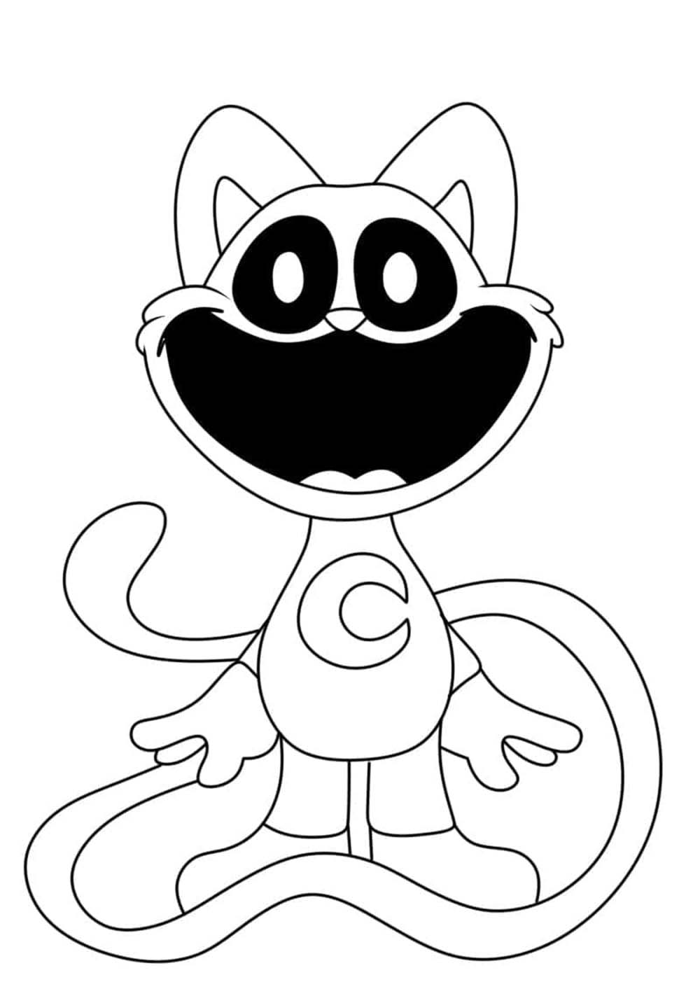 Desenhos de Desenhar CatNap de Smiling Critters para colorir