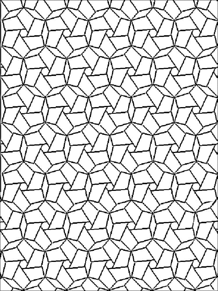 Desenhos de Desenhar Imprimir Mosaico para colorir