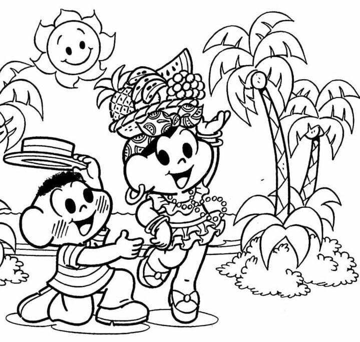 Desenhos de Desenhar Magali 15 para colorir