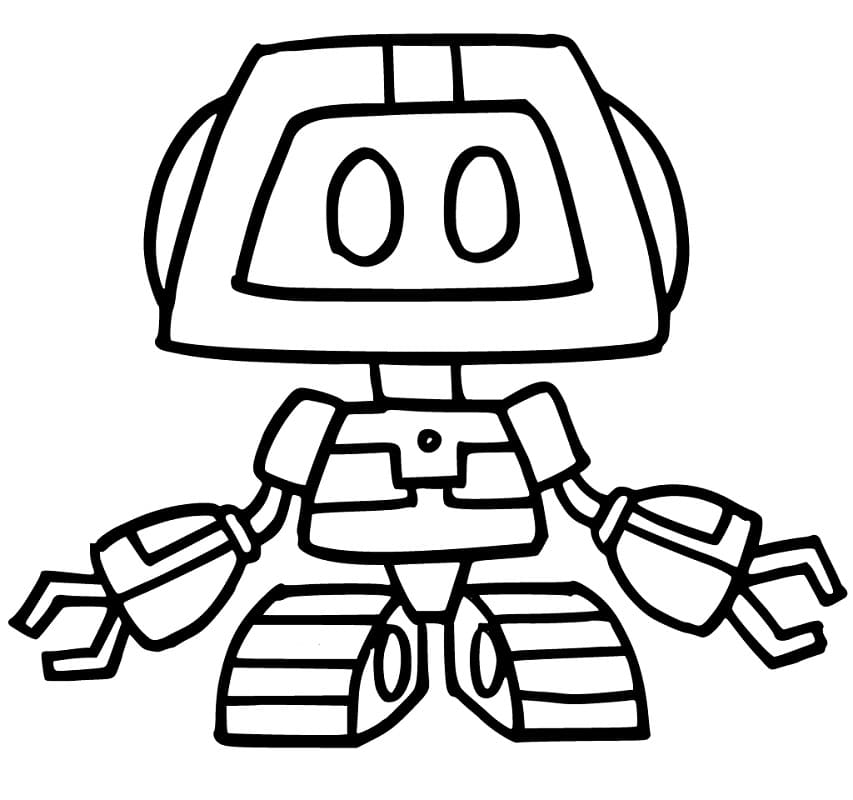 Desenhos de Desenhe Boogie Bot Poppy Playtime para colorir