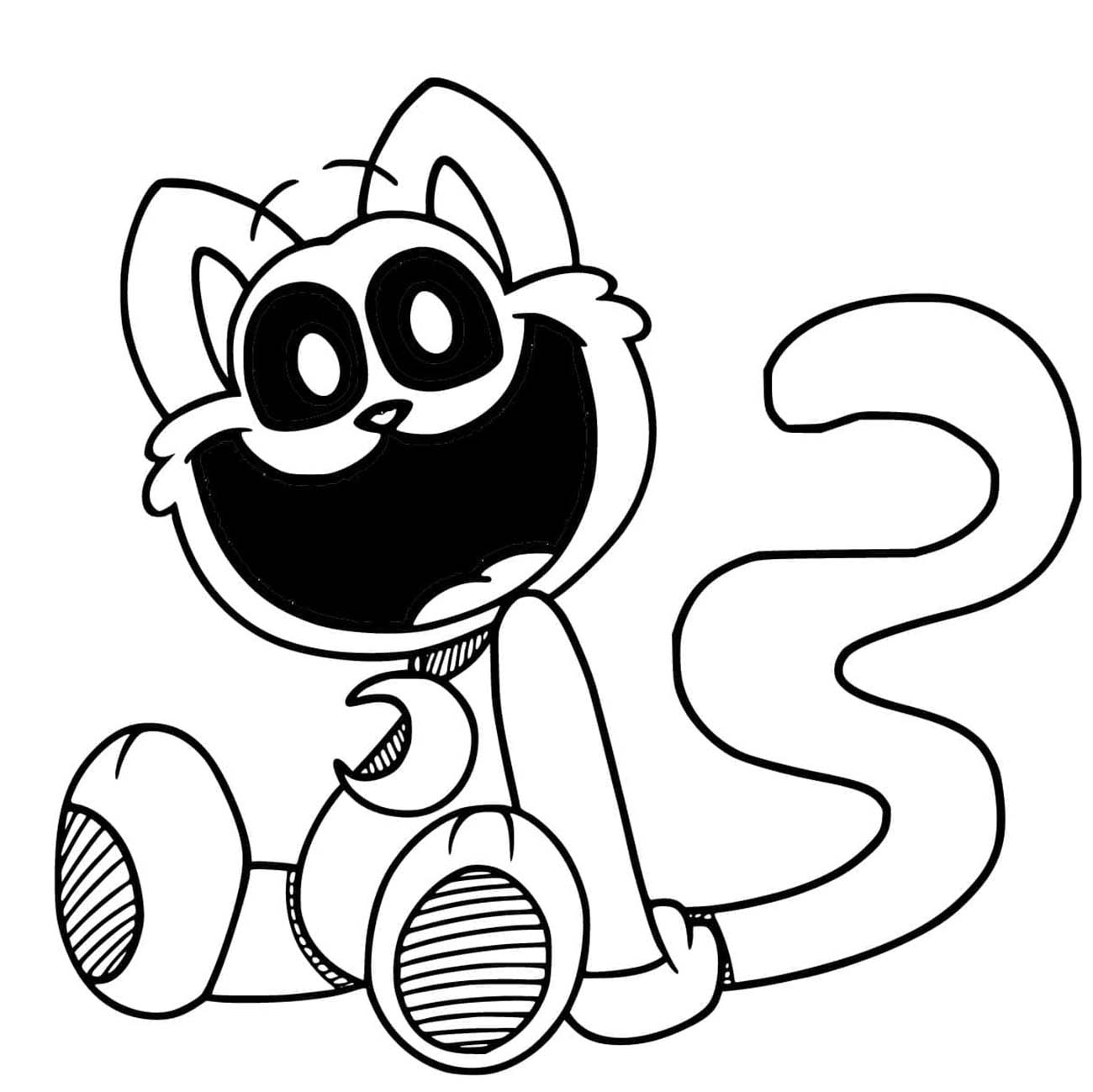 Desenhos de Desenhe CatNap Smiling Critters para colorir