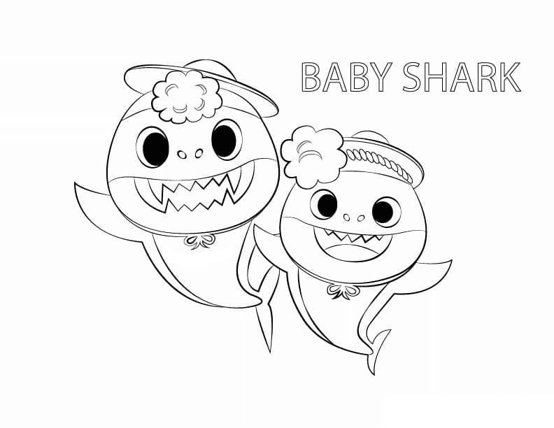 Desenhos de Desenho Baby Shark para colorir