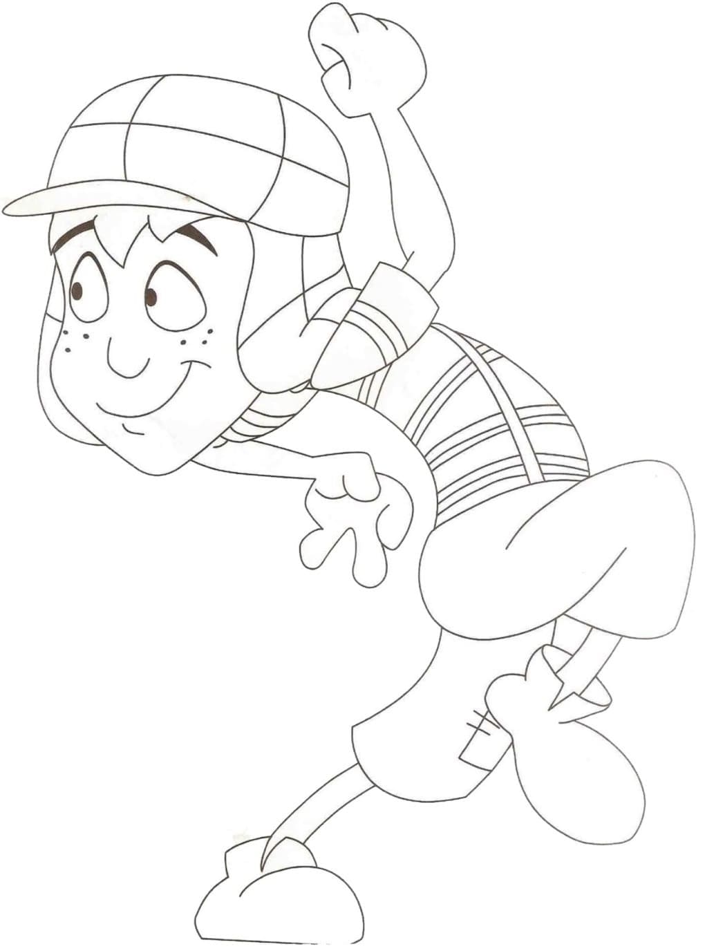 Desenhos de Desenho Chaves fácil para colorir