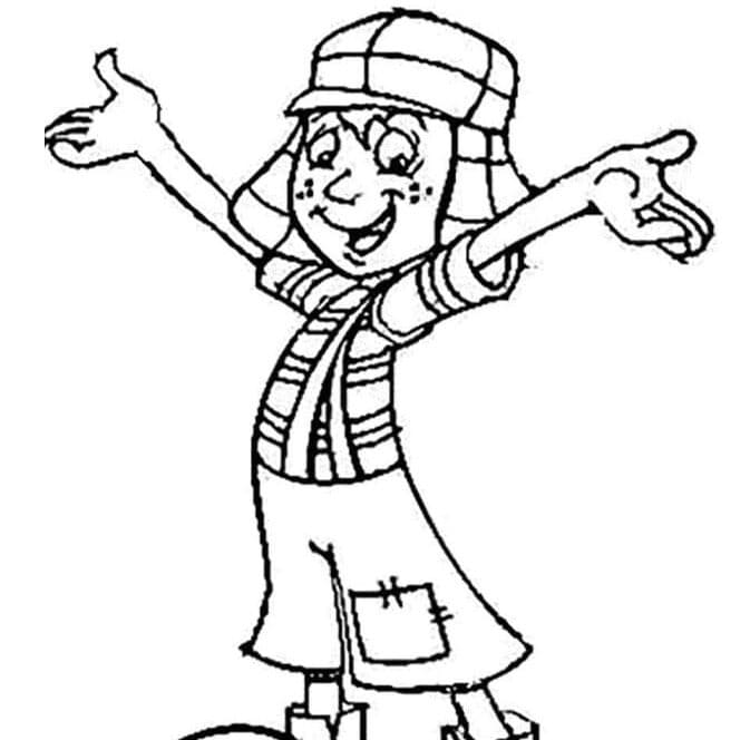 Chaves Para Colorir