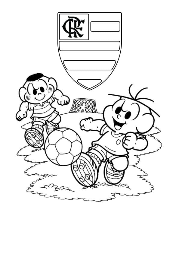 Desenhos de Flamengo livre para colorir