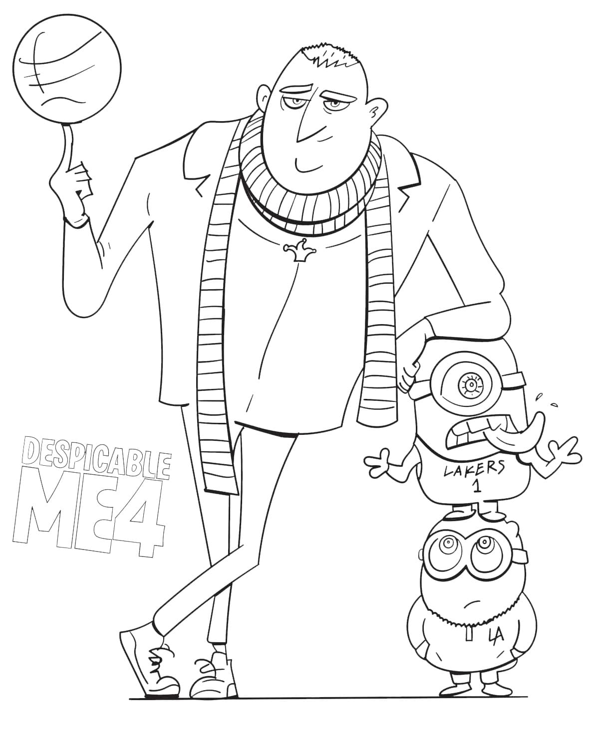 Desenhos de Imprimir Meu Malvado Favorito 4 para colorir