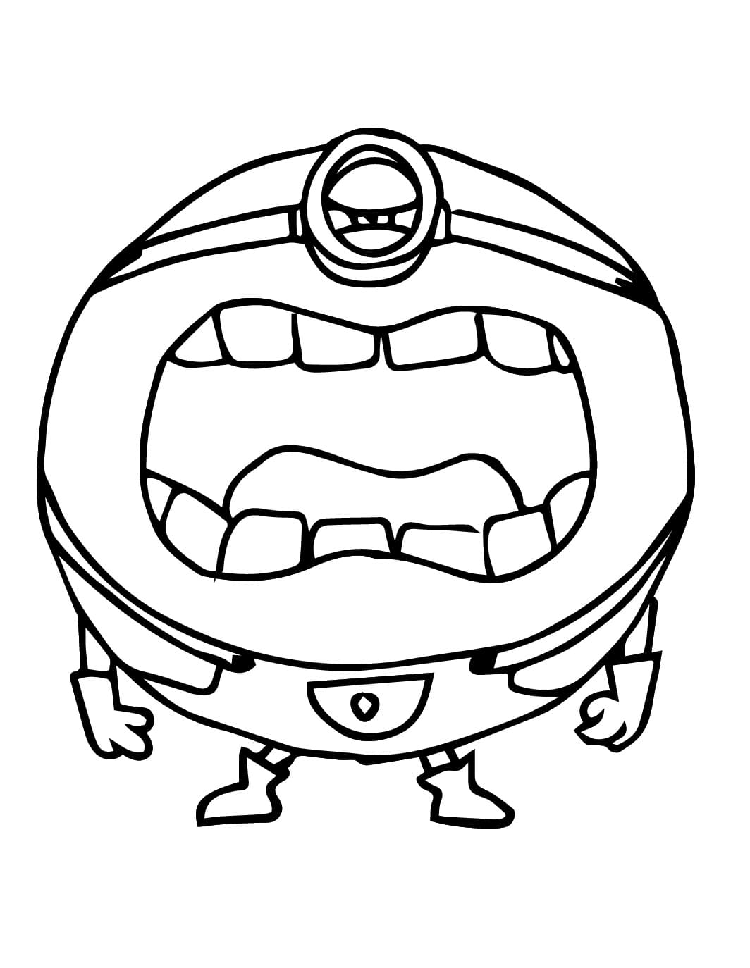 Desenhos de Mega Minion Jerry de Meu Malvado Favorito 4 para colorir