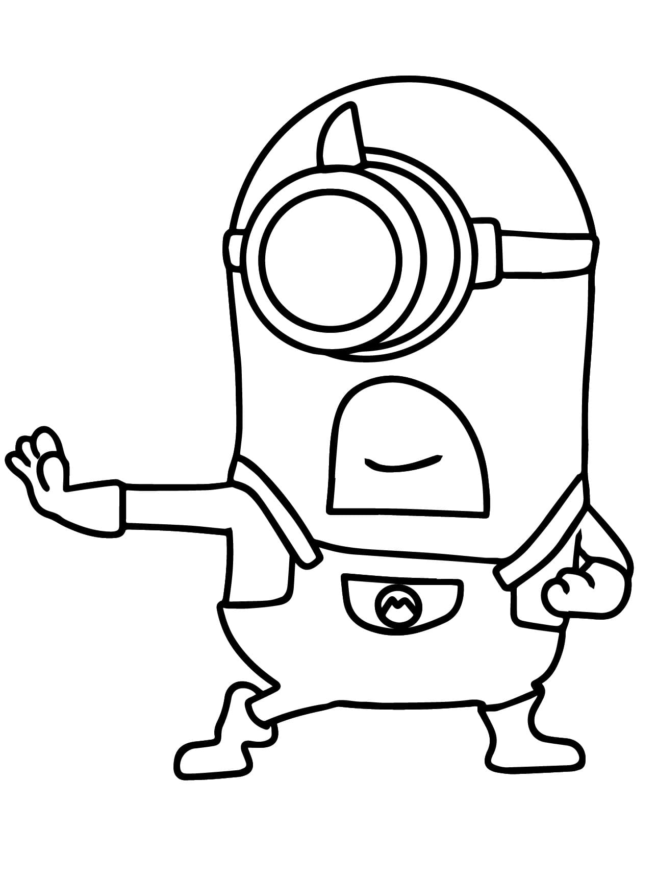 Desenhos de Mega Minion Mel de Meu Malvado Favorito 4 para colorir