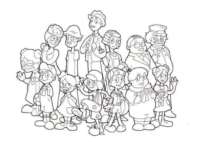 Desenhos de Personagem Chaves para colorir