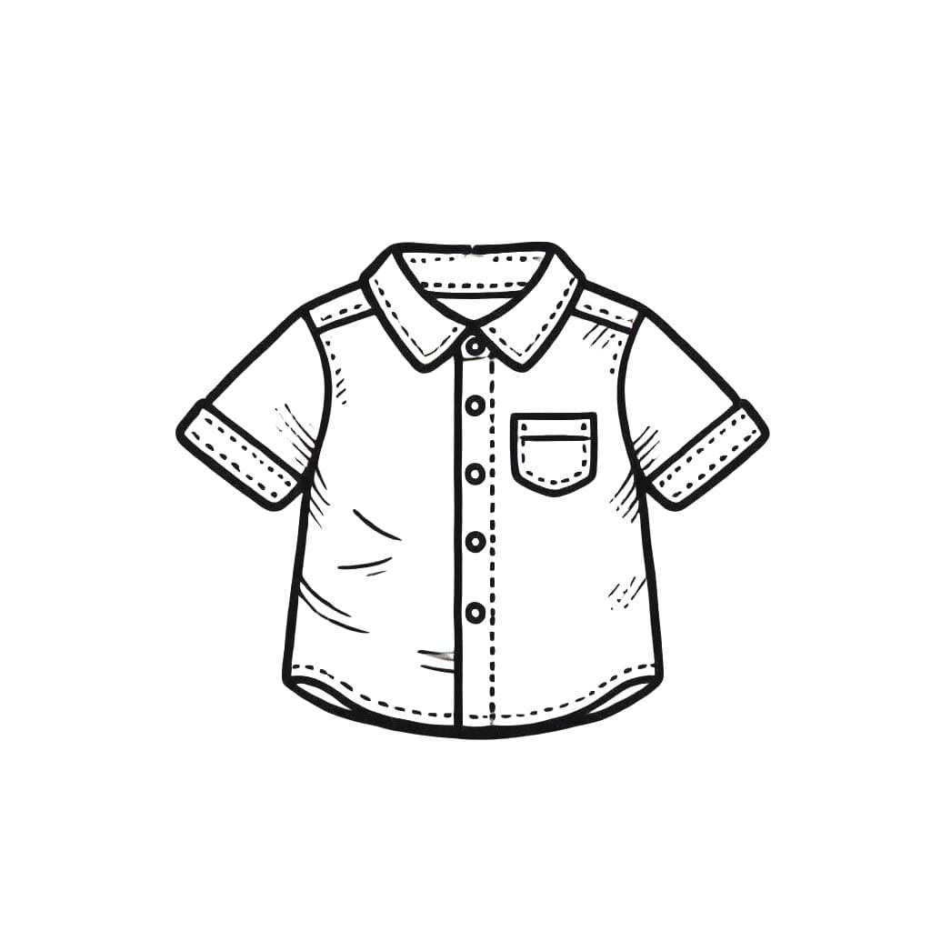 Desenhos de Camisa 2 para colorir