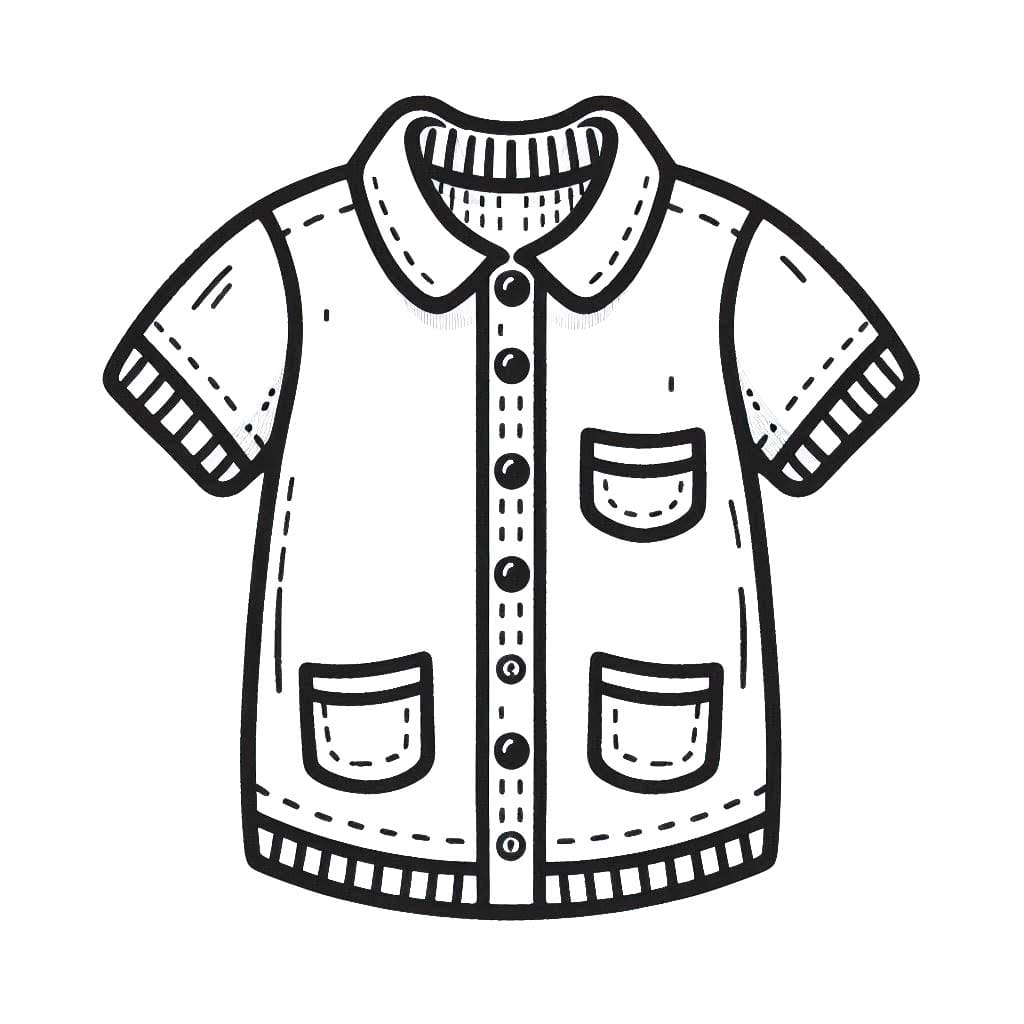 Desenhos de Camisa 3 para colorir