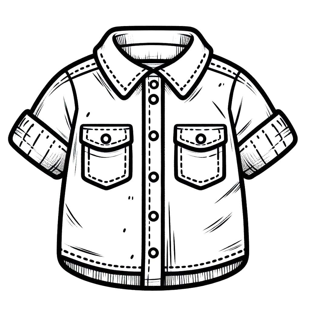 Desenhos de Camisa 4 para colorir