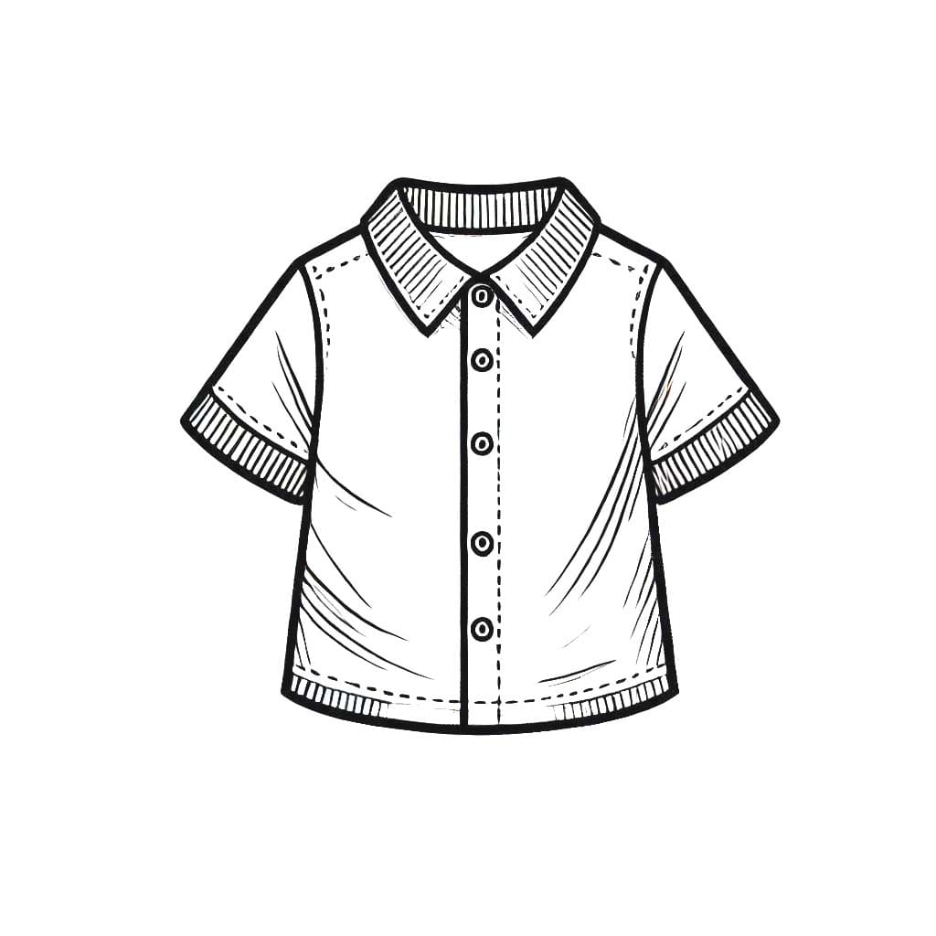 Desenhos de Camisa 5 para colorir