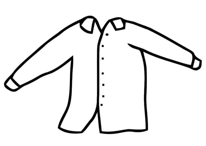 Desenhos de Desenhar camisa basica facil para colorir