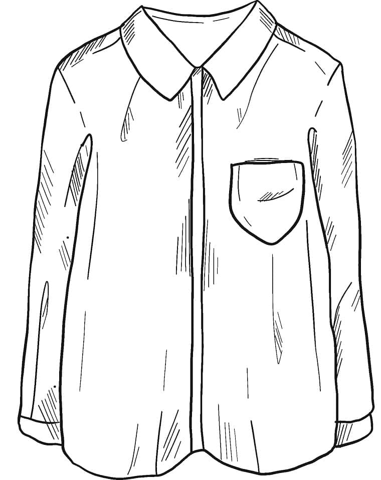 Desenhos de Desenhar camisa grátis fácil para colorir