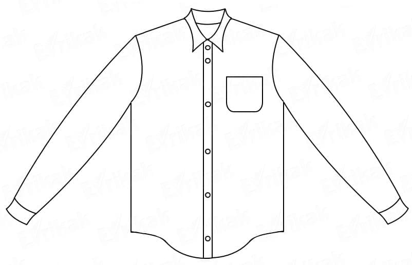 Desenhos de Desenhar camisa para imprimir para colorir