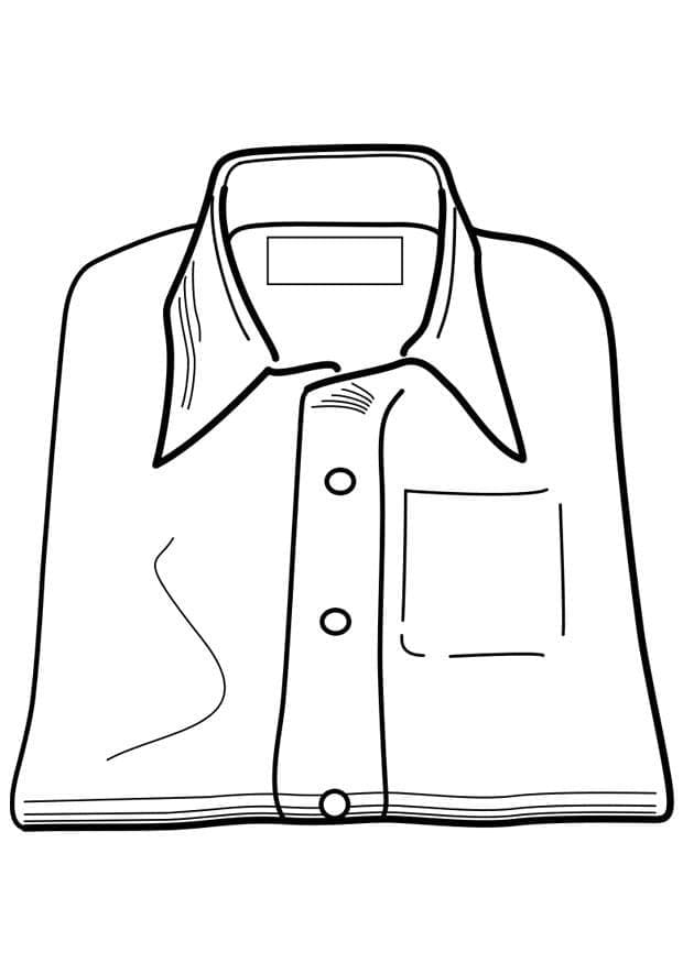 Desenhos de Desenhar imagem de camisa para colorir