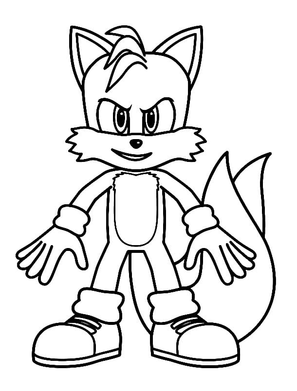 Desenhos de Desenhe Tails Incríveis para colorir