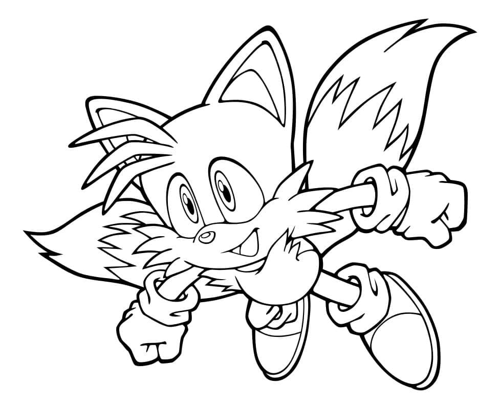 Desenhos de Desenhe Tails legais para colorir