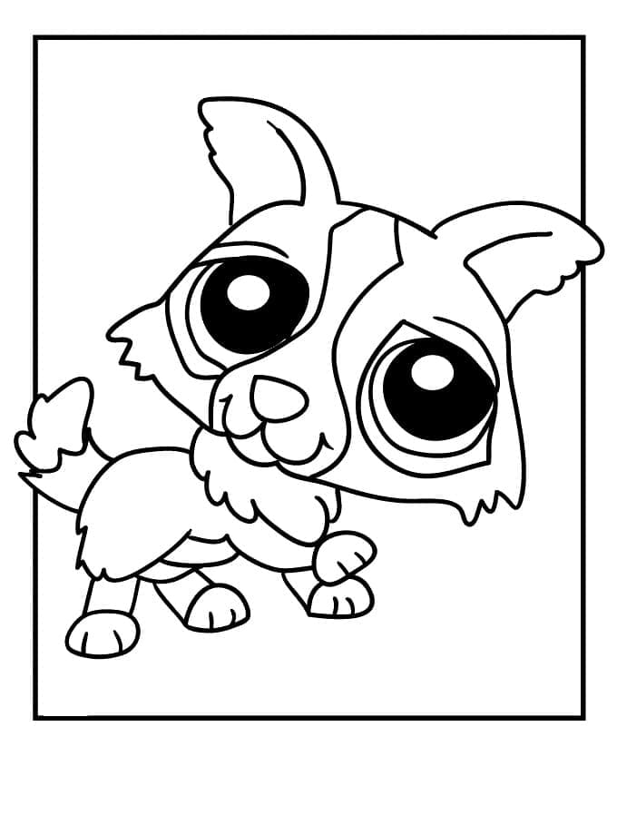 Desenhos de Desenhe um cachorrinho para colorir