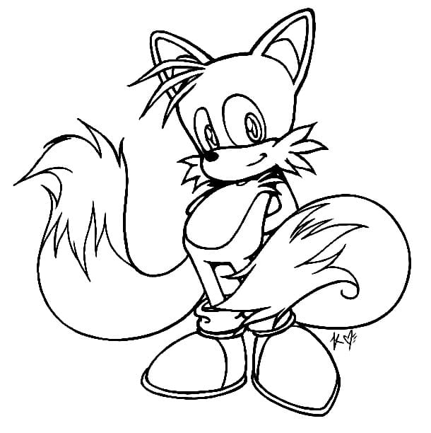 Desenhos de Desenho Livre de Tails para colorir