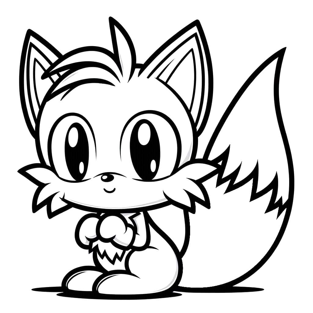 Desenhos de Desenho Tails 1 para colorir