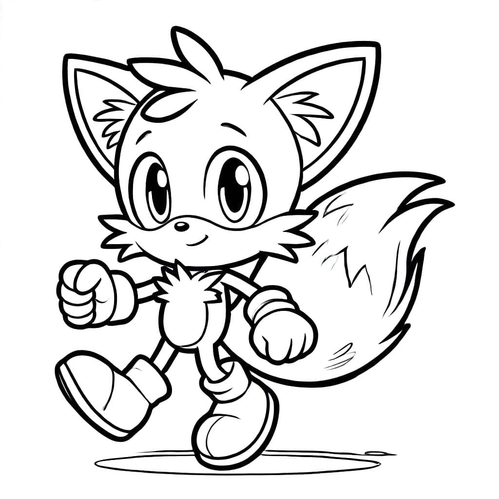 Desenhos de Desenho Tails 6 para colorir