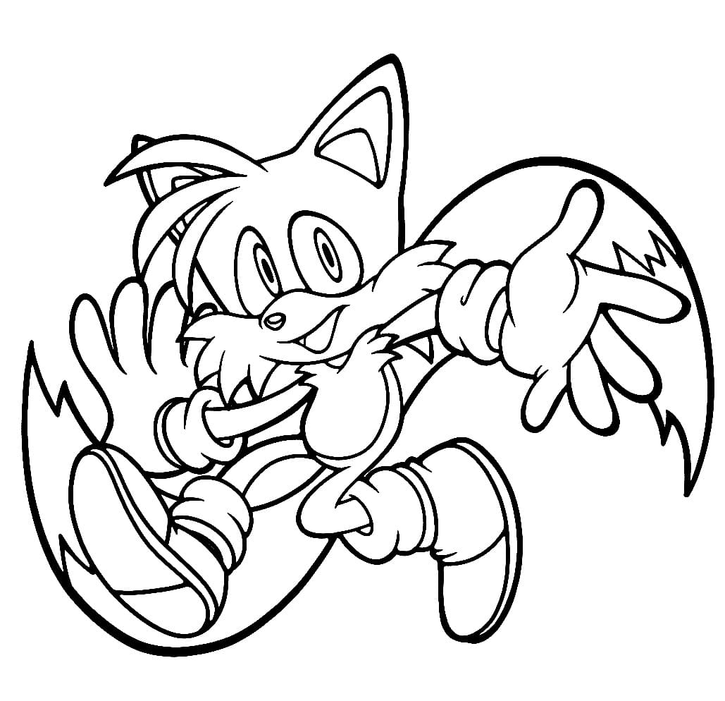 Desenhos de Desenho Tails grátis para colorir