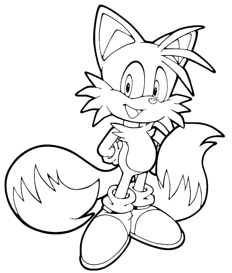 Desenhos de Desenho Tails para imprimir para colorir