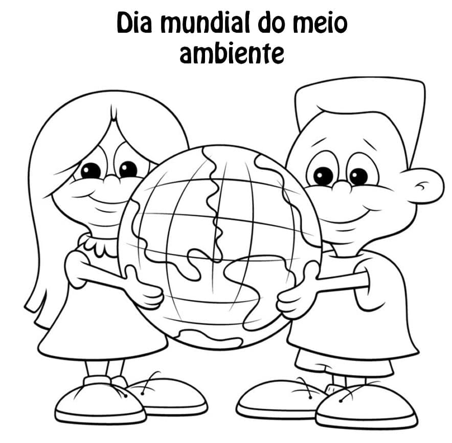 Desenhos de Meio Ambiente 2 para colorir